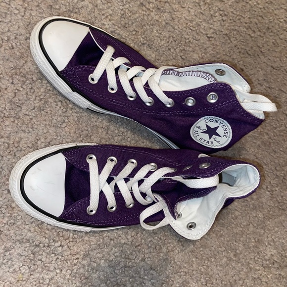 dark purple chucks